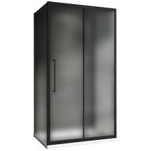 Душевой уголок 160х70 см Abber Schwarzer Diamant AG30160BMH-S70BM-S70BM матовое