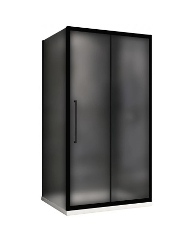 Душевой уголок 170х90 см Abber Schwarzer Diamant AG30170BMH-S90BM матовое