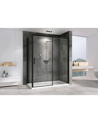 Душевой уголок 160х90 см Abber Komfort AG93160B-S92B прозрачное