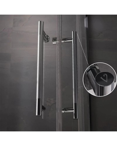 Душевой уголок 78х78 см Veconi Premium Trento PTC20-CH-8080-01-C4 прозрачное