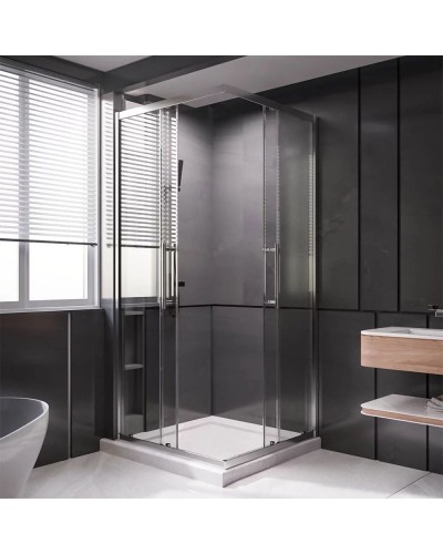 Душевой уголок 108х78 см Veconi Premium Trento PTC20-CH-11080-01-C4 прозрачное