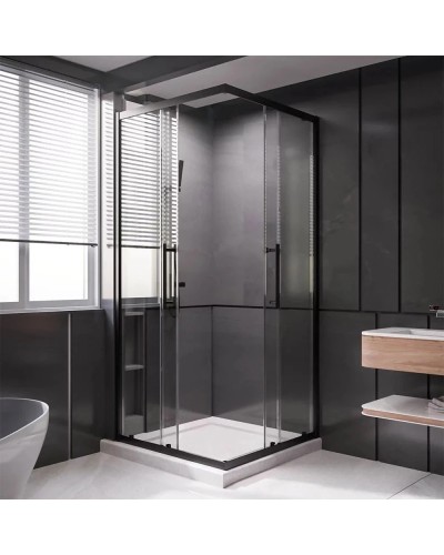 Душевой уголок 98х98 см Veconi Premium Trento PTC20-B-100100-01-C4 прозрачное