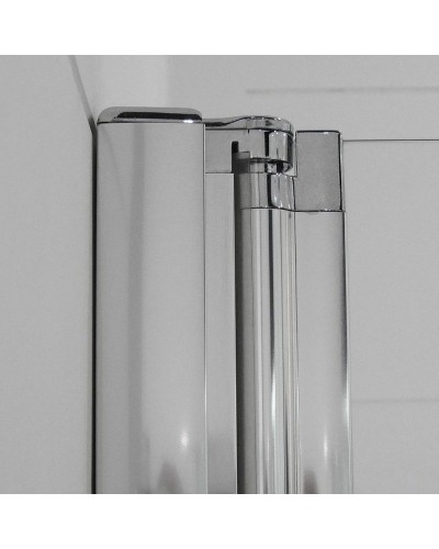 Душевой уголок Cezares Elena 100x100 L ELENA-W-A-12-100-P-Cr-L профиль Хром стекло рифленое