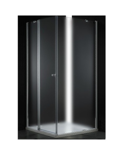 Душевой уголок Cezares Elena 100x100 L ELENA-W-A-12-100-P-Cr-L профиль Хром стекло рифленое