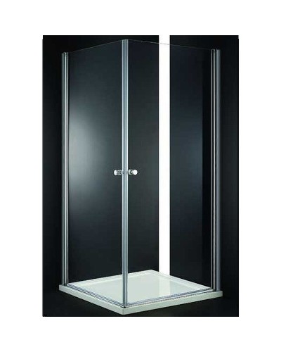 Душевой уголок Cezares Elena 80x80 ELENA-W-A-2-80-C-Cr профиль Хром стекло прозрачное