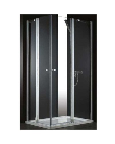 Душевой уголок Cezares Elena 120x100 ELENA-W-AH-2-120/100-P-Cr-R профиль Хром стекло рифленое