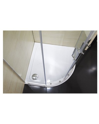 Душевой уголок Grossman GR-0090 190x90 профиль Хром стекло прозрачное