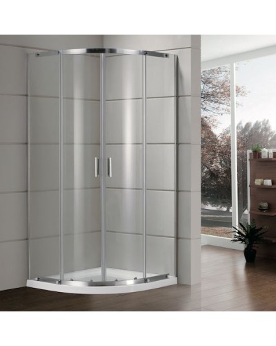 Душевой уголок Grossman GR-0090 190x90 профиль Хром стекло прозрачное