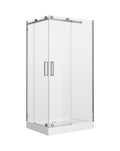 Душевой уголок Grossman Cosmo 120х90 R GR-1120R профиль Хром стекло прозрачное