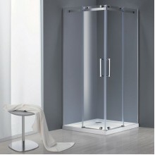 Душевой уголок Grossman GR-1100 100x100 профиль Хром стекло прозрачное