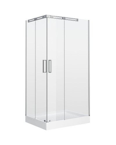 Душевой уголок Grossman Galaxy 120x80 R GR-3120R профиль Хром стекло прозрачное