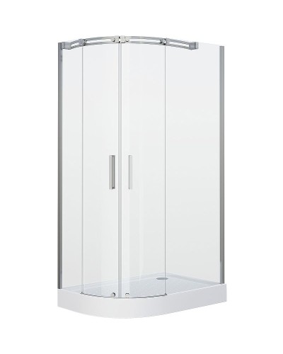 Душевой уголок Grossman Galaxy 110x80 R GR-4110R профиль Хром стекло прозрачное