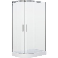 Душевой уголок Grossman Galaxy 120x90 R GR-4121R профиль Хром стекло прозрачное