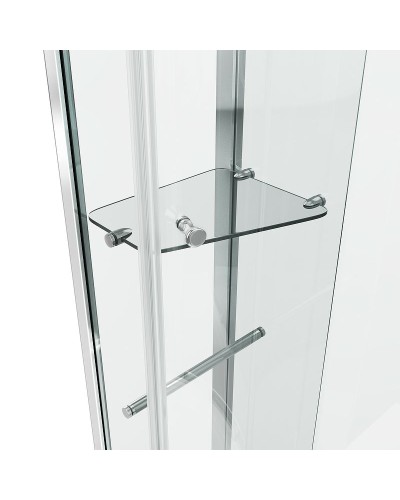 Душевой уголок Grossman Classic 120х80 R GR-9120R профиль Хром стекло прозрачное