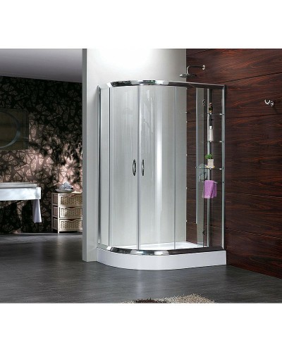 Душевой уголок Grossman Classic 120х80 R GR-9120R профиль Хром стекло прозрачное