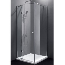 Душевой уголок Cezares Verona A-1 100x100 VERONA-W-A-1-100-P-Cr-L профиль Хром стекло рифленое