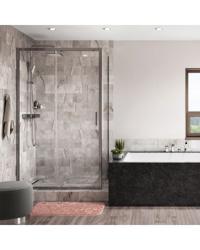 Душевой уголок WasserKRAFT Main 120x80 41S06 профиль Хром стекло прозрачное