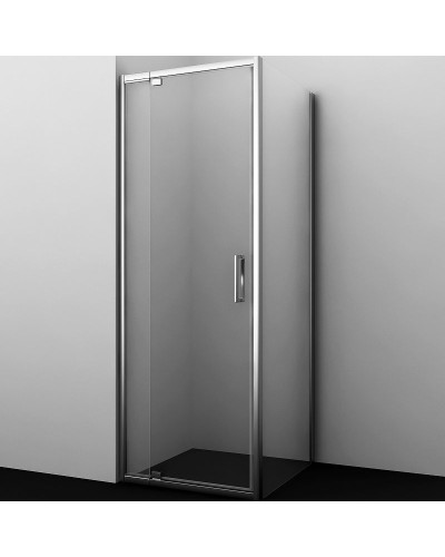Душевой уголок WasserKRAFT Berkel 80x100 48P29 профиль Хром стекло прозрачное
