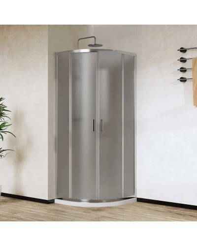 Душевой уголок 80x80 см Vincea City VSQ-5CT800MT текстурное