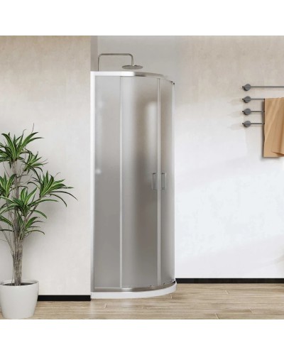 Душевой уголок 80x80 см Vincea City VSQ-5CT800MT текстурное