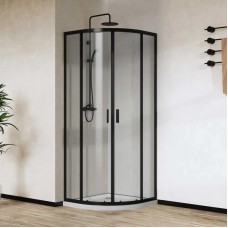 Душевой уголок 90x90 см Vincea City VSQ-5CT900CLB прозрачное