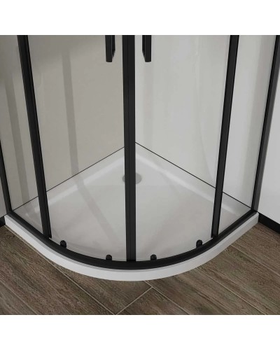 Душевой уголок 90x90 см Vincea City VSQ-5CT900CLB прозрачное