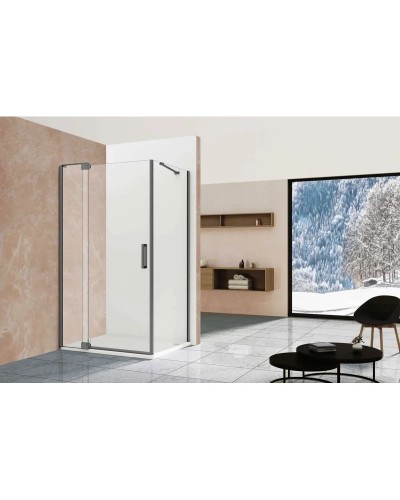 Душевой уголок 78,8-88,8x89 см Vincea Extra VSR-1E809090CLGM прозрачное