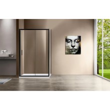 Душевой уголок 150x100 см Vincea Garda VSR-1G1015CLB прозрачное