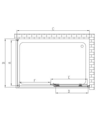 Душевой уголок 160x90 см Vincea Soft VSR-3SO9016CL прозрачное