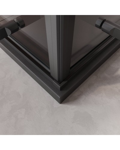 Душевой уголок CEZARES LINER-A-2-90-C-NERO