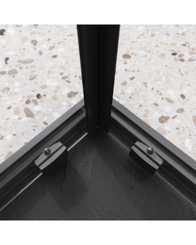 Душевой уголок BelBagno LUCE-A-2-90-C-NERO