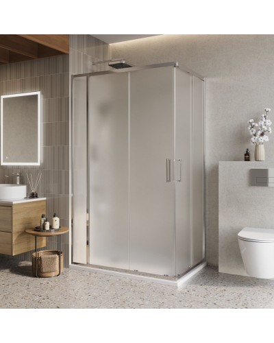 Душевой уголок BelBagno LUCE-AH-21-120/80-P-Cr