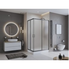 Душевой уголок BelBagno UNO-195-AH-2-120/90-P-NERO