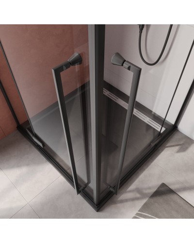 Душевой уголок CEZARES LINER-A-2-90-C-NERO