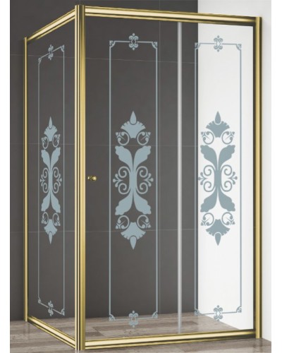 Душевой уголок CEZARES GIUBILEO-AH-1-120/100-SCORREVOLE-CP-G