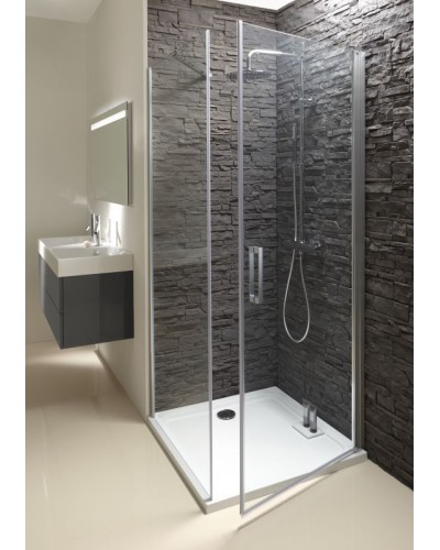 Душевая стенка Jacob Delafon Contra 100 E22FT100-GA профиль Хром стекло прозрачное
