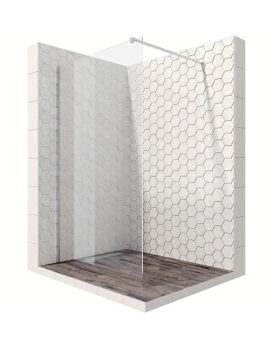 Душевая перегородка Ambassador Walk-in 110х200 15031103 профиль Хром стекло прозрачное