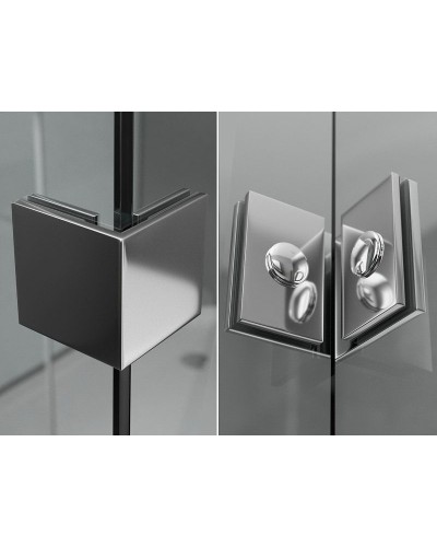 Душевая перегородка Ambassador Walk-in 100х200 15031106 профиль Хром стекло прозрачное