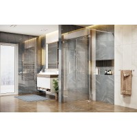 Душевая перегородка Ambassador Walk-in 120х200 15031108 профиль Хром стекло прозрачное