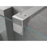 Душевая перегородка Ambassador Walk-in 120х200 15031108 профиль Хром стекло прозрачное