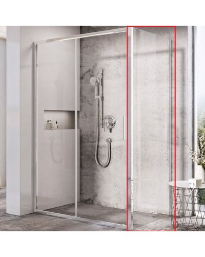 Душевая стенка Ravak Blix Slim BLSPS-90 X9BM70C00Z1 профиль Хром стекло Transparent