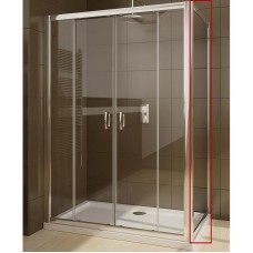 Душевая стенка Radaway Premium Plus S 80 33413-01-01N профиль Хром стекло прозрачное