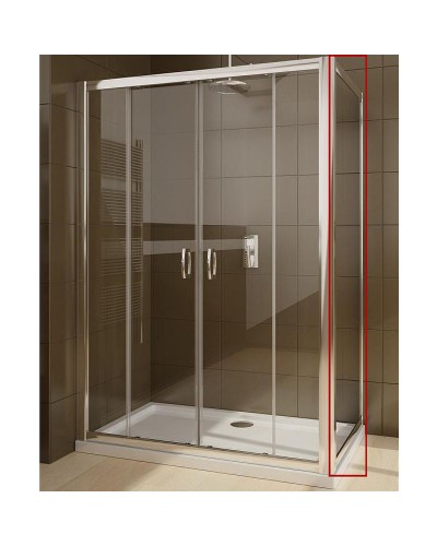 Душевая стенка Radaway Premium Plus S 80 33413-01-01N профиль Хром стекло прозрачное