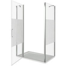 Боковая стенка 80 см Good Door Pandora SP-80-T-CH прозрачное с рисунком