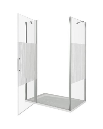 Боковая стенка 80 см Good Door Pandora SP-80-T-CH прозрачное с рисунком