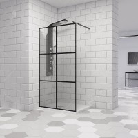 Душевая перегородка RGW Walk In WA-111B 70 411011107-84 профиль Черный стекло прозрачное