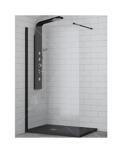 Душевая перегородка RGW Walk In WA-010B 70 351001007-24 профиль Черный стекло матовое