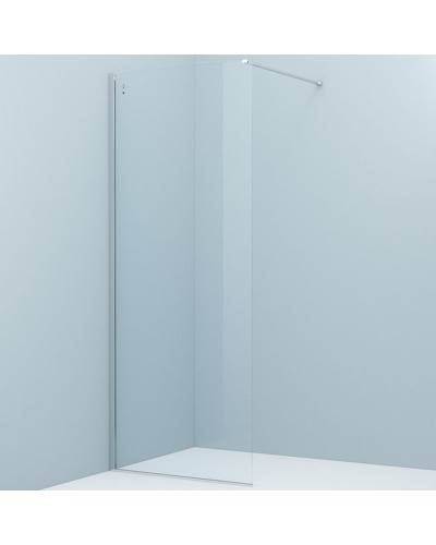 Душевая перегородка Iddis Slide 80 SLI8CS8i23 профиль Хром стекло прозрачное