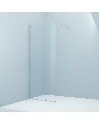 Душевая перегородка Iddis Slide 80 SLI8CS8i23 профиль Хром стекло прозрачное