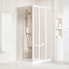 Душевая стенка Ravak Supernova APSS-90 940701R2Z1 профиль Белый стекло Transparent